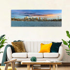 Seattle Skyline at Dusk Wall Art