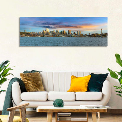 Seattle Skyline at Dusk Wall Art