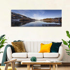 Fuschlsee Dock at Golden Hour Wall Art