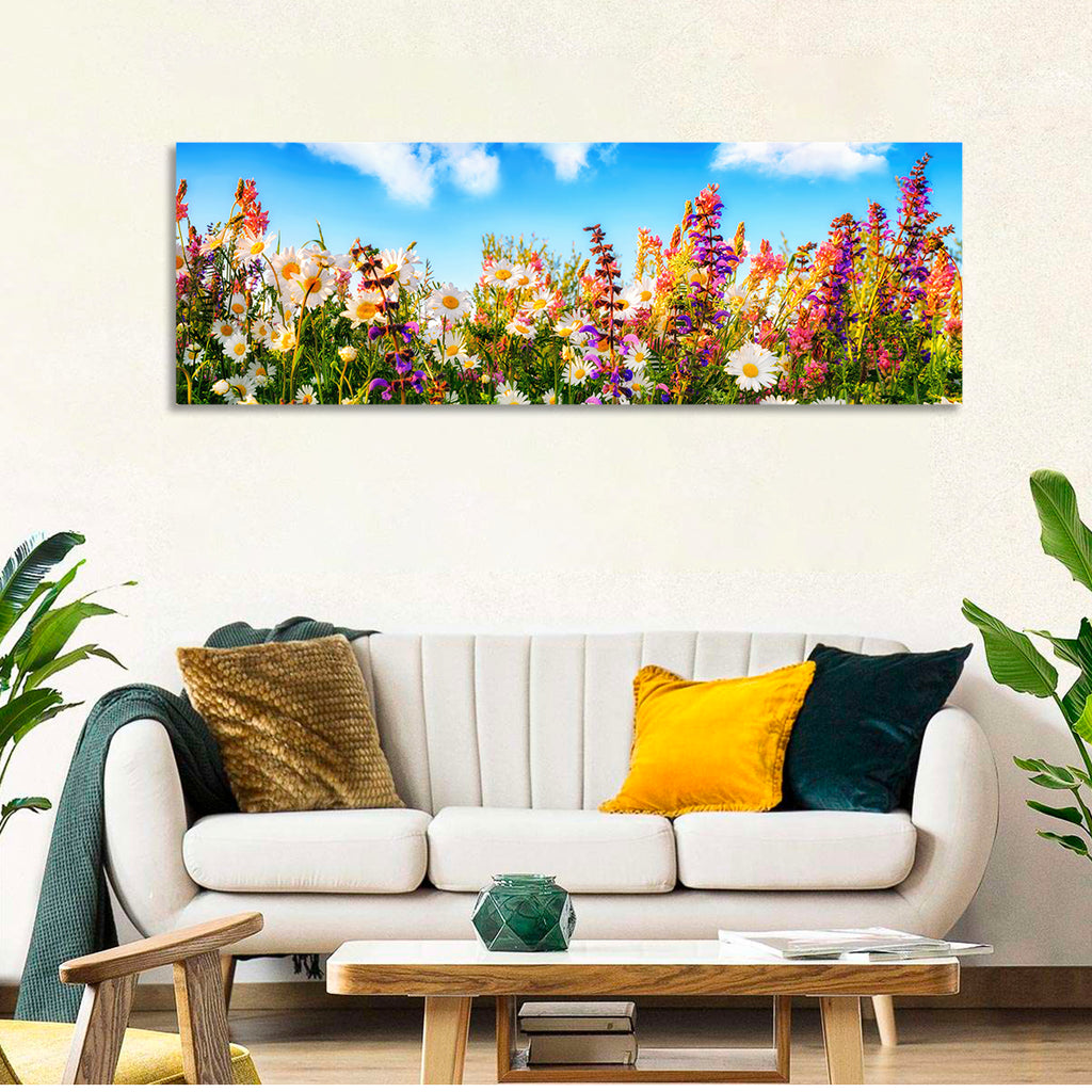 Spring Meadow Wildflowers Wall Art