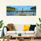 Big Bay De Noc Garden View Wall Art
