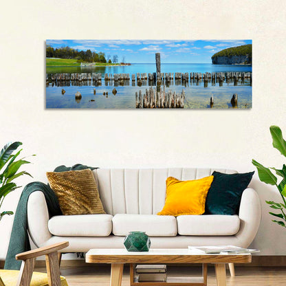 Big Bay De Noc Garden View Wall Art