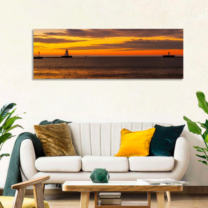 Lake Erie Twin Beacons Wall Art