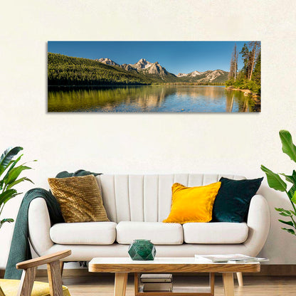 Morning Light at Stanley Lake Wall Art