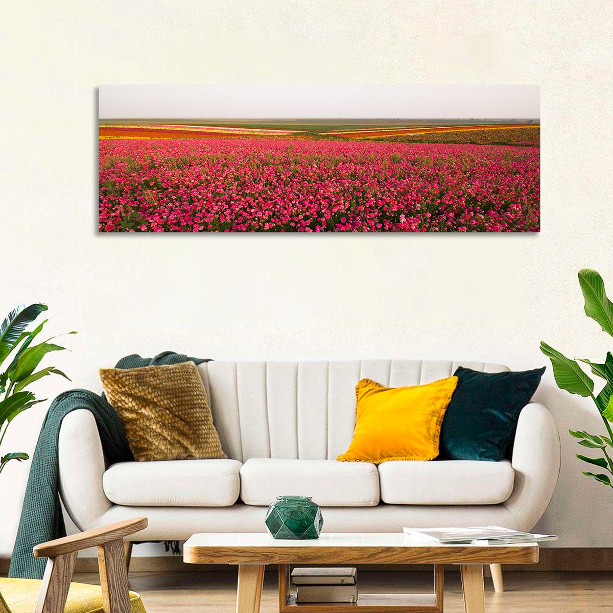 Spring Flowers Field Wall Art