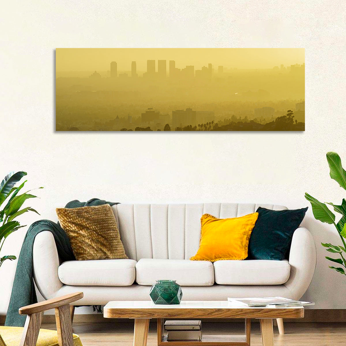 Westwood Los Angeles in Golden Haze Wall Art