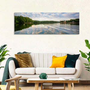 Cloudy Lake Norman Wall Art