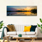 Lake Norman Sunset Reflection Wall Art