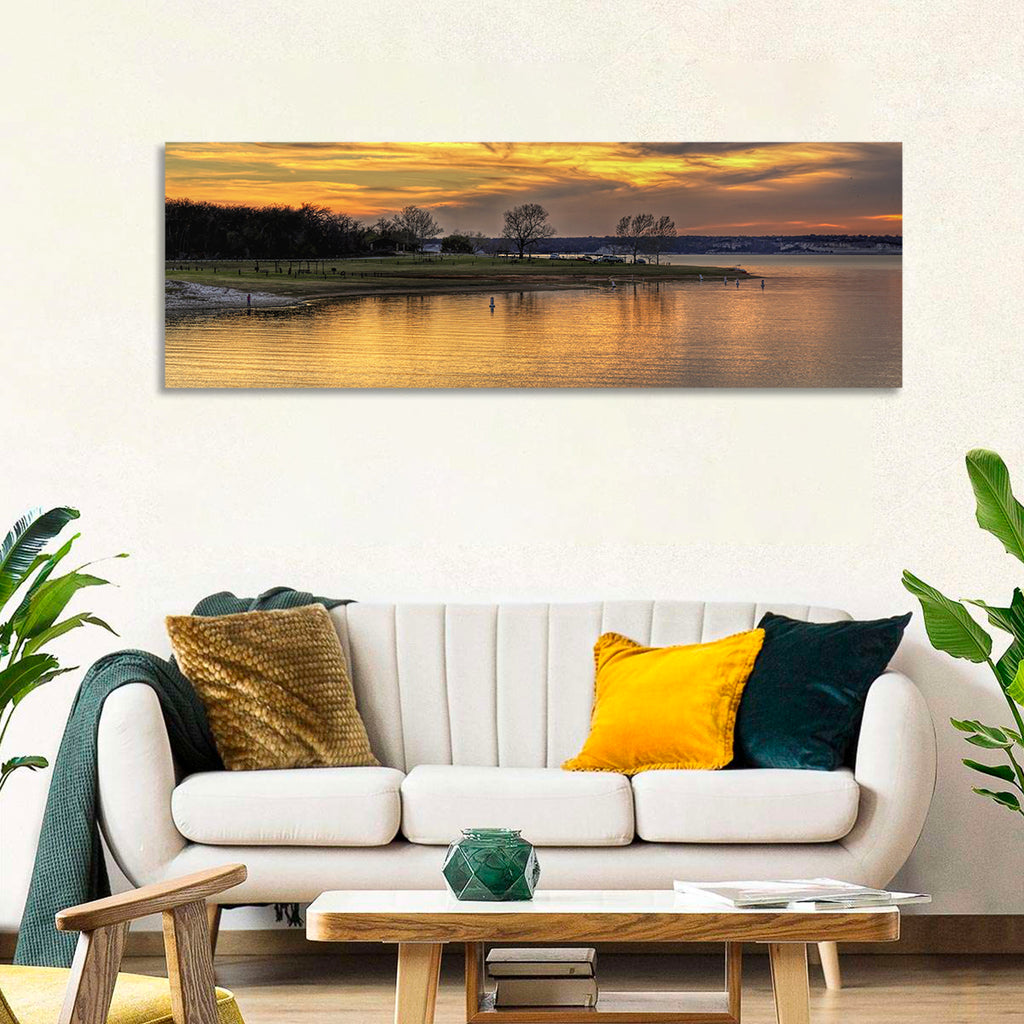 Lake Whitney Sunset Wall Art