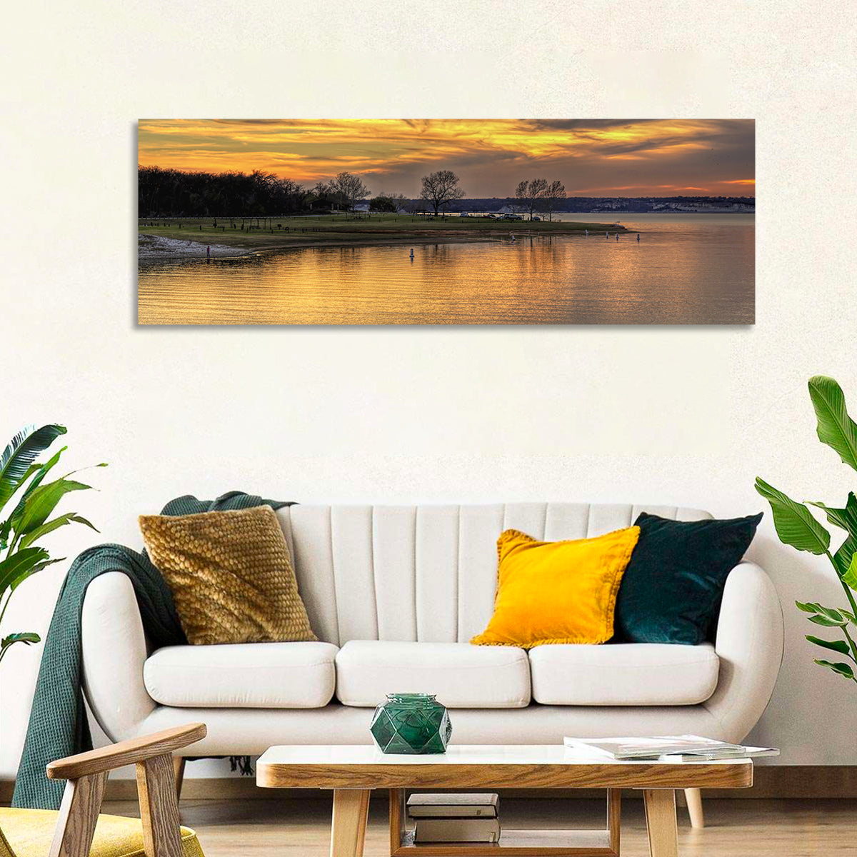 Lake Whitney Sunset Wall Art
