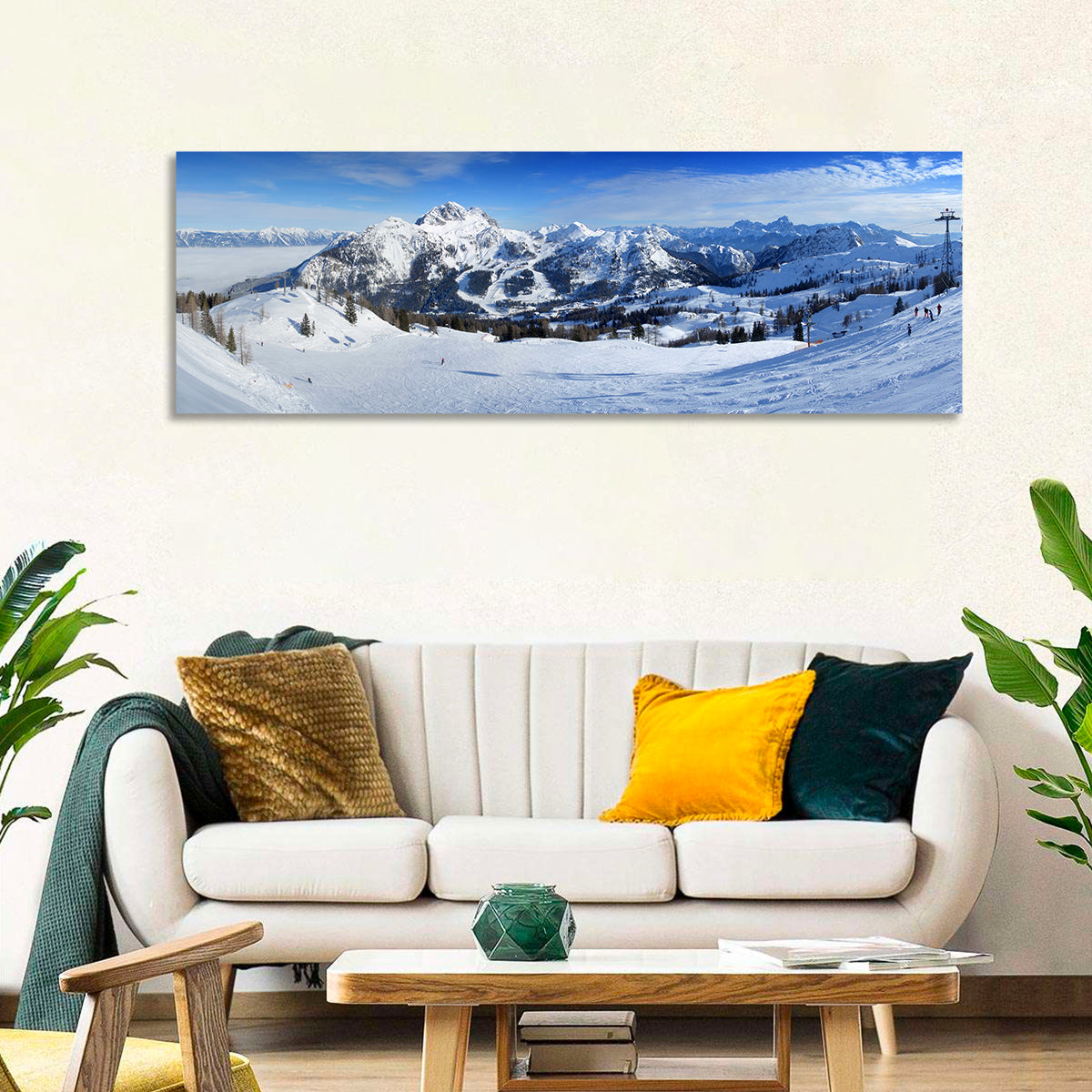 Nassfeld Ski Resort View Wall Art