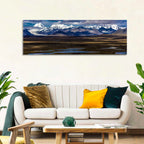 Mount Hess and Mount Debora with Wetlands Wall Art