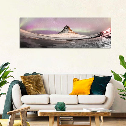 Aurora Over Kirkjufell Wall Art