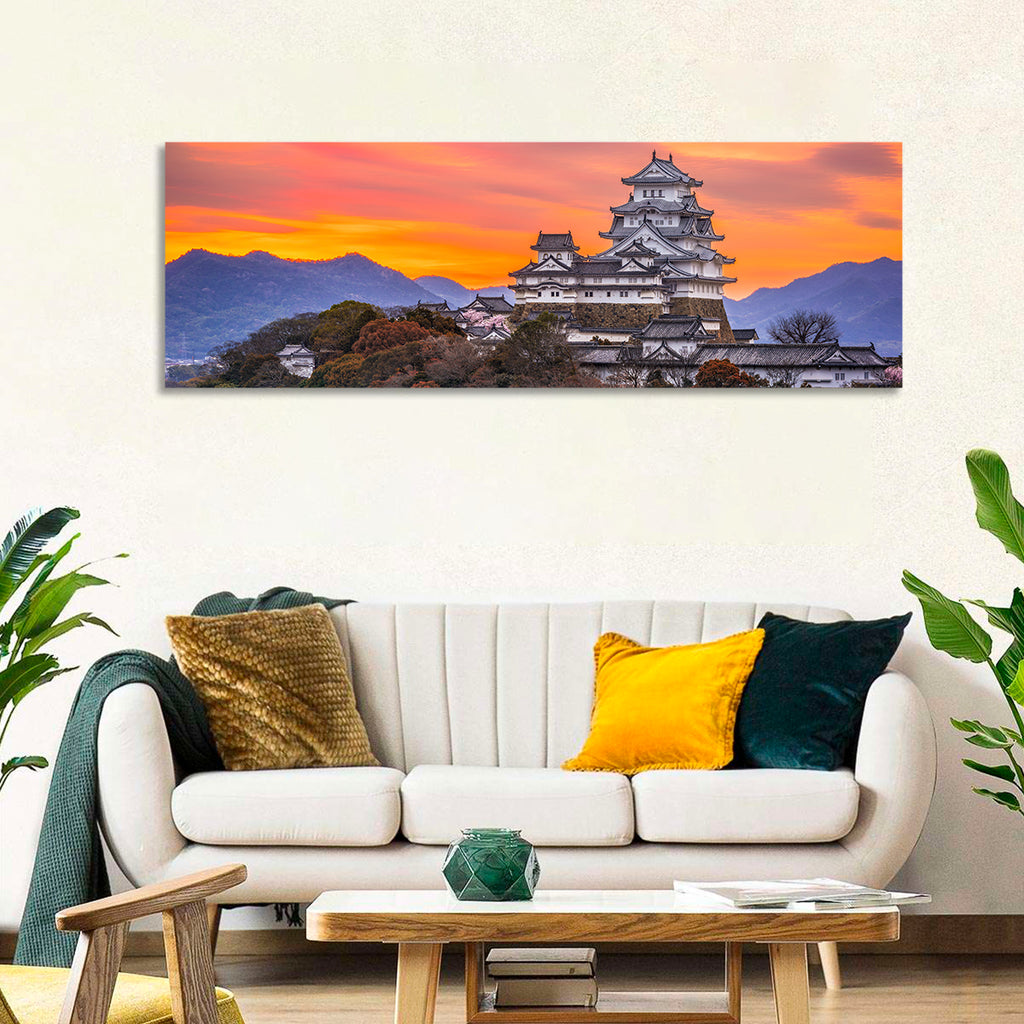 Himeji Castle at Sunrise Wall Art