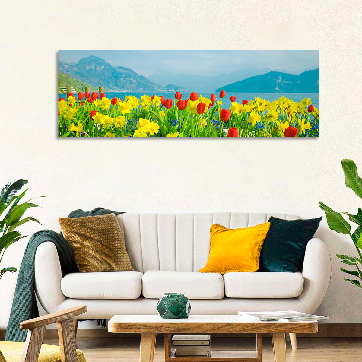 Lake Lucerne Daffodils Wall Art