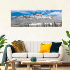 Colorado Snowy Mountain Cabin Wall Art