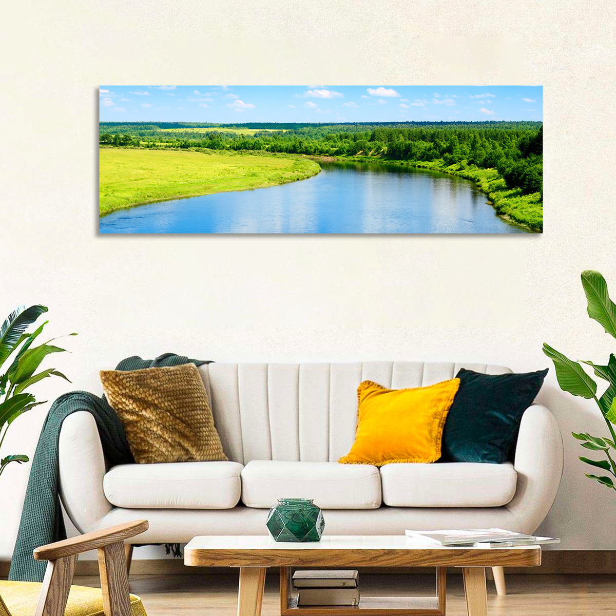 Blue River Meadow Wall Art