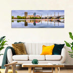 Springfield Memorial Bridge Skyline Wall Art