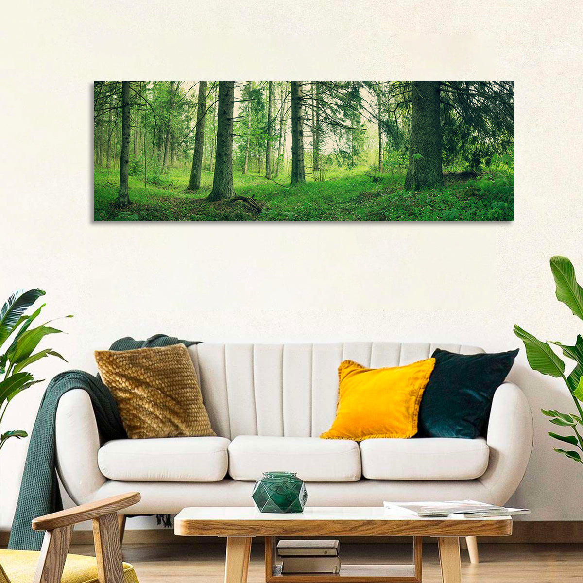 Verdant Forest Interior Wall Art
