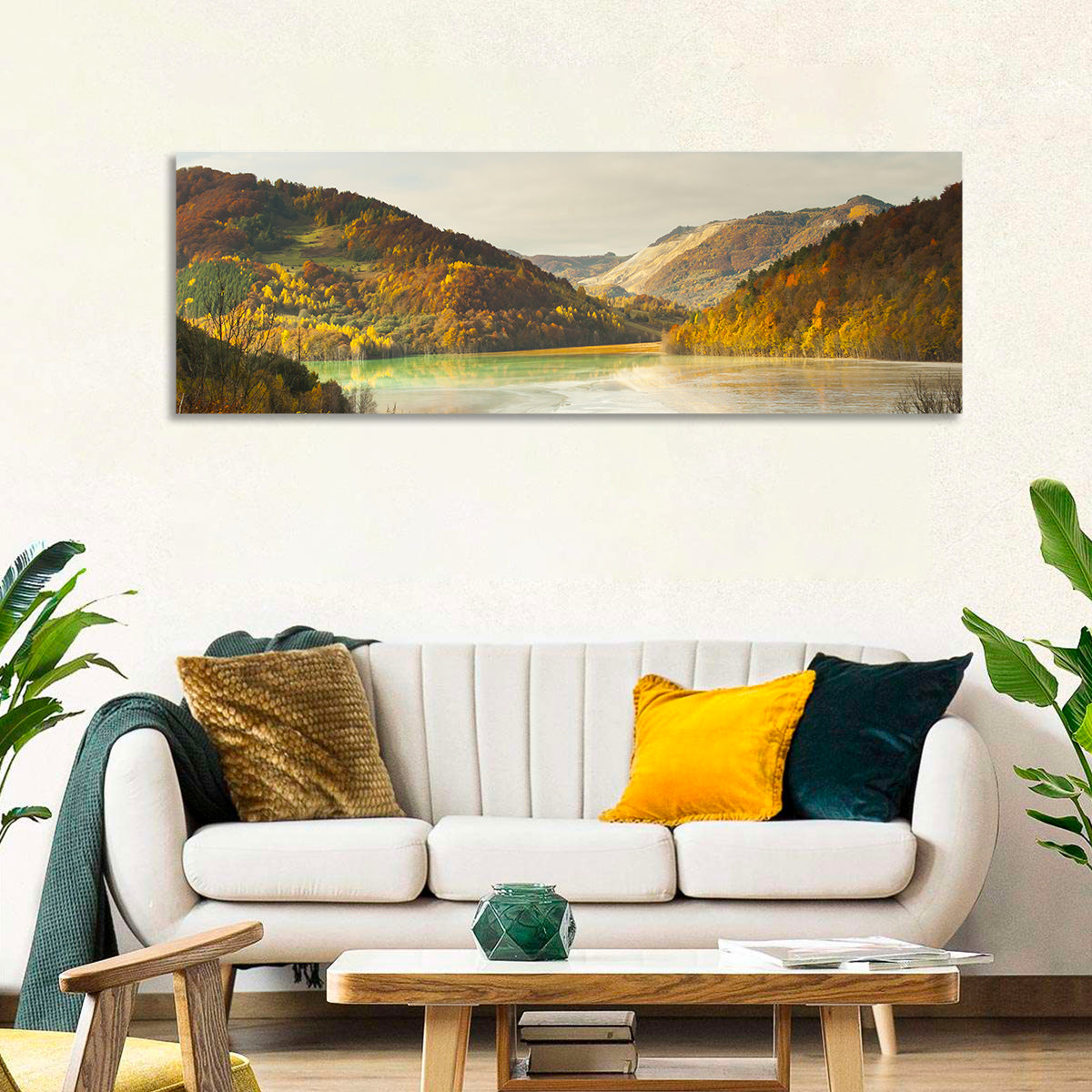 Bright Green Tailings Lake Wall Art