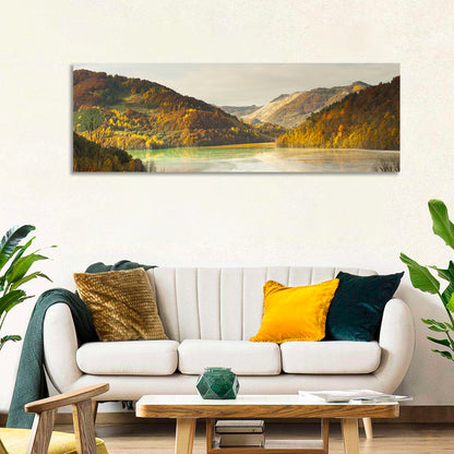 Bright Green Tailings Lake Wall Art