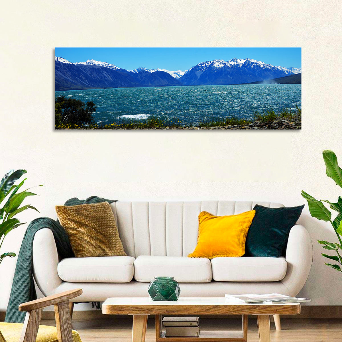 Lake Ohau Snow Peaks Wall Art