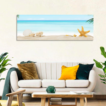 Seashell and Starfish Beach Still Life Wall Art