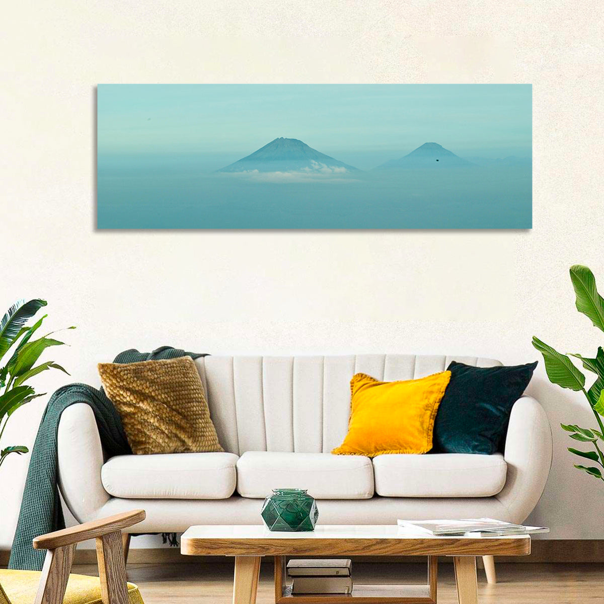 Sumbing and Sindoro Volcanoes Wall Art