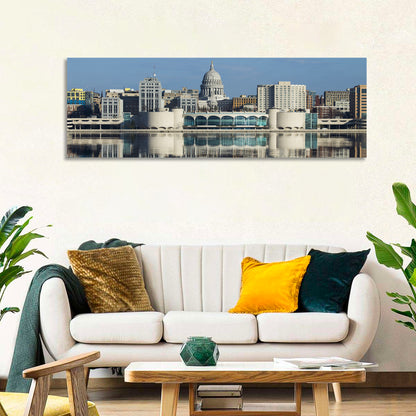 Madison Lake Monona Skyline Wall Art