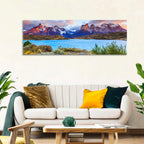 Lake Pehoe at Dawn Wall Art