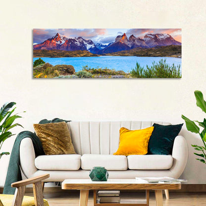 Lake Pehoe at Dawn Wall Art