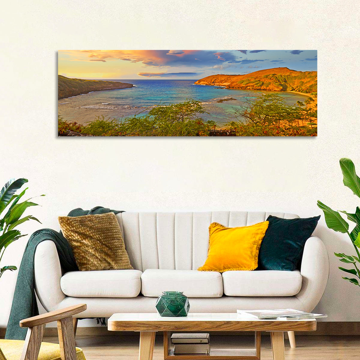 Hanauma Bay Golden Hour Wall Art