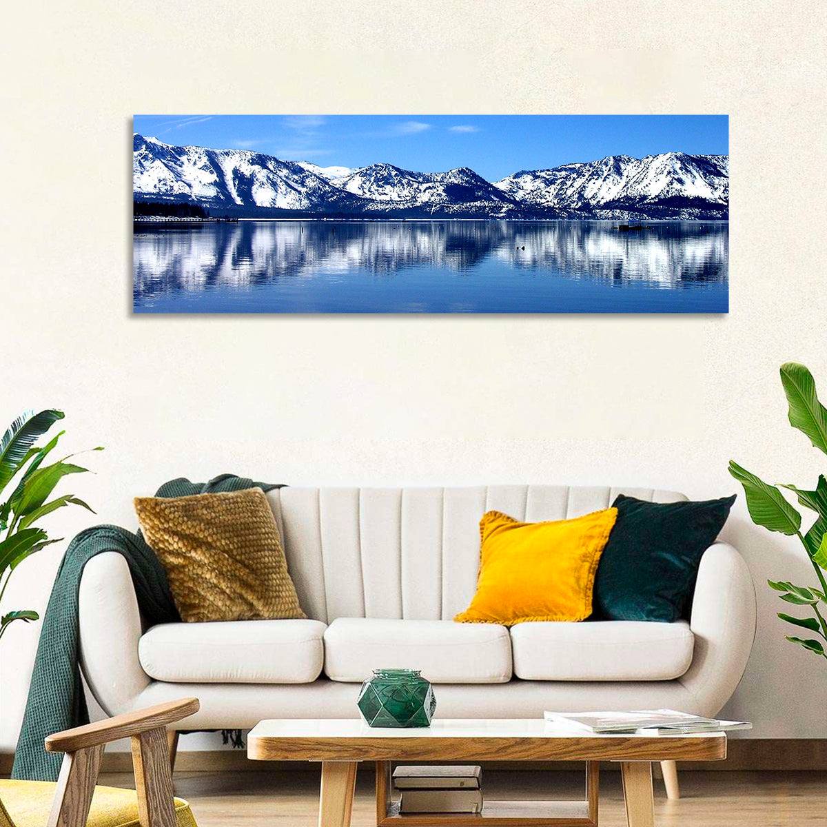 Lake Tahoe Mountain Reflection Wall Art
