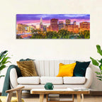 Hartford Skyline at Dusk Wall Art