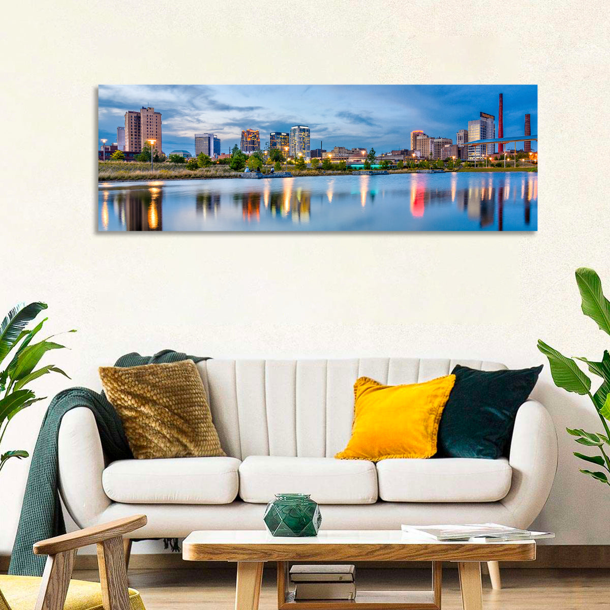 Birmingham Railroad Park Skyline Wall Art
