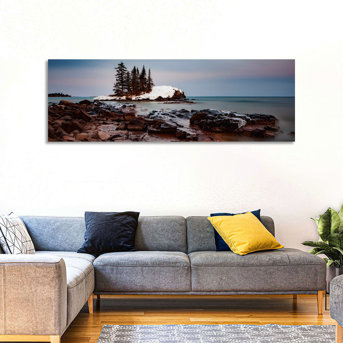 Lake Superior Winter Shore Wall Art
