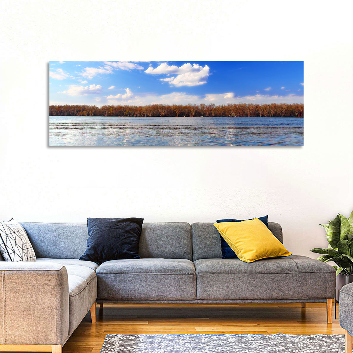 Andalusia Slough Autumn River Wall Art