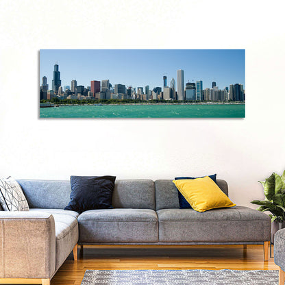 Chicago Skyline with Willis Tower Wall Art