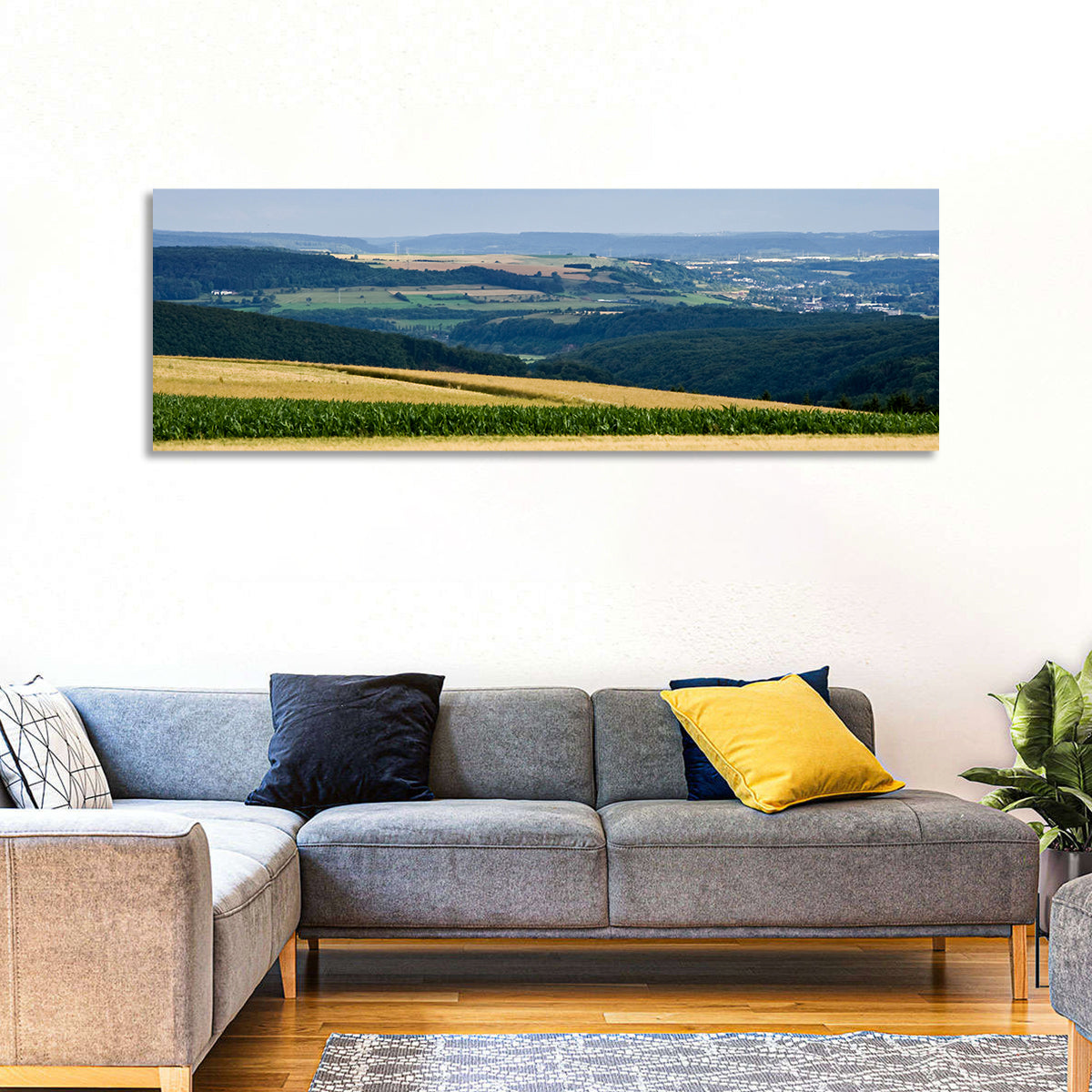 Village Grainfields Wall Art