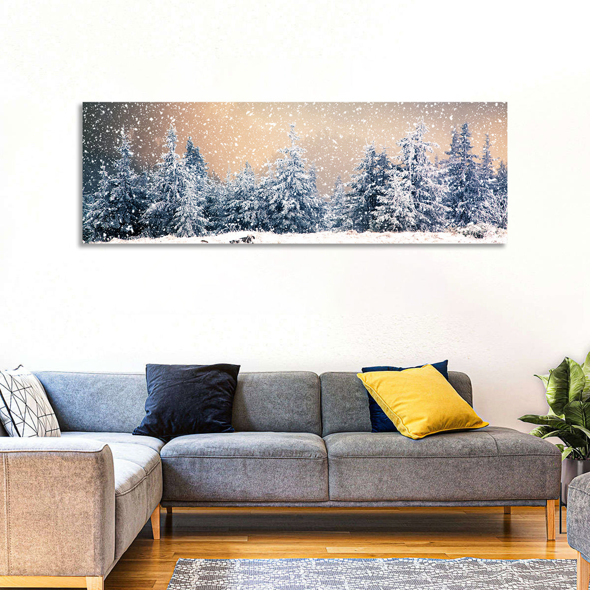 Winter Forest Wonderland Wall Art