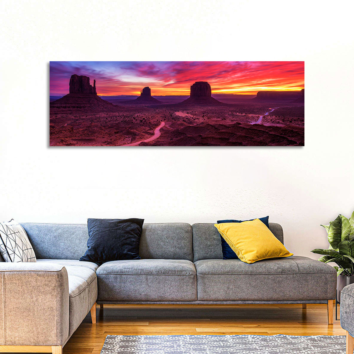 Monument Valley Arizona Sunset Wall Art