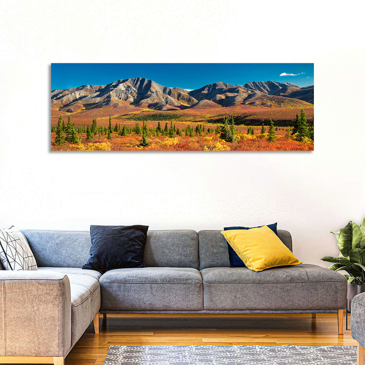 Denali Autumn Peaks Wall Art