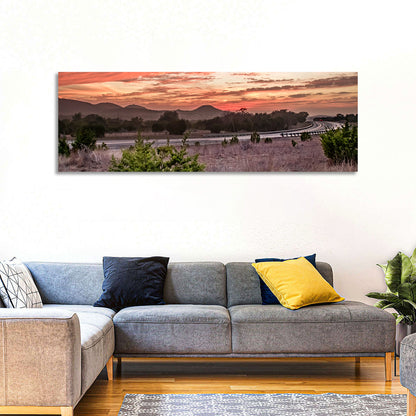 Texas State Highway 16 Sunset Wall Art