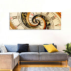 Steampunk Spiral Clock Wall Art