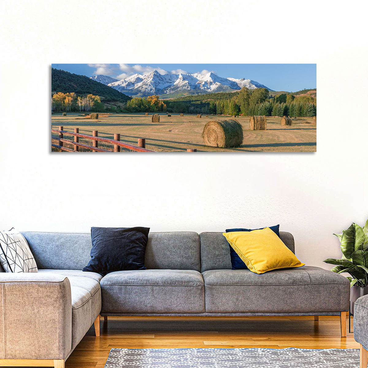 Colorado Hay Bales Wall Art