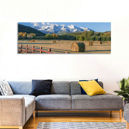 Colorado Hay Bales Wall Art