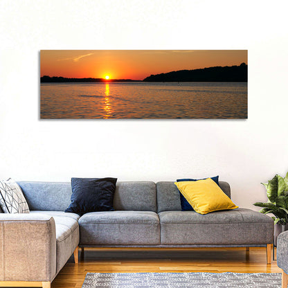 Mississippi River Sunset Wall Art