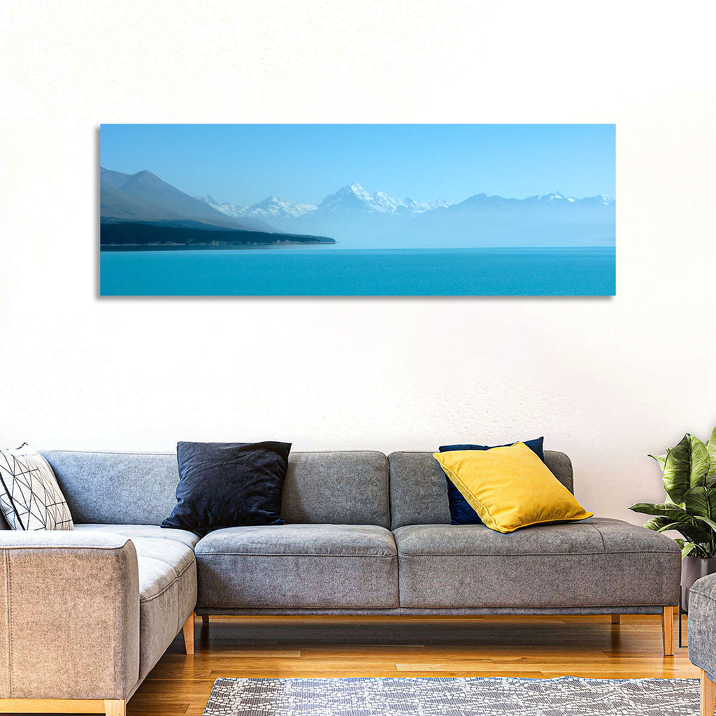 Turquoise Lake Pukaki View of Mount Cook Wall Art