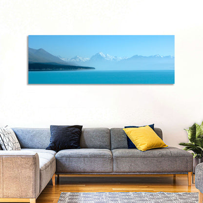 Turquoise Lake Pukaki View of Mount Cook Wall Art