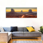 Monument Valley Golden Horizon Wall Art